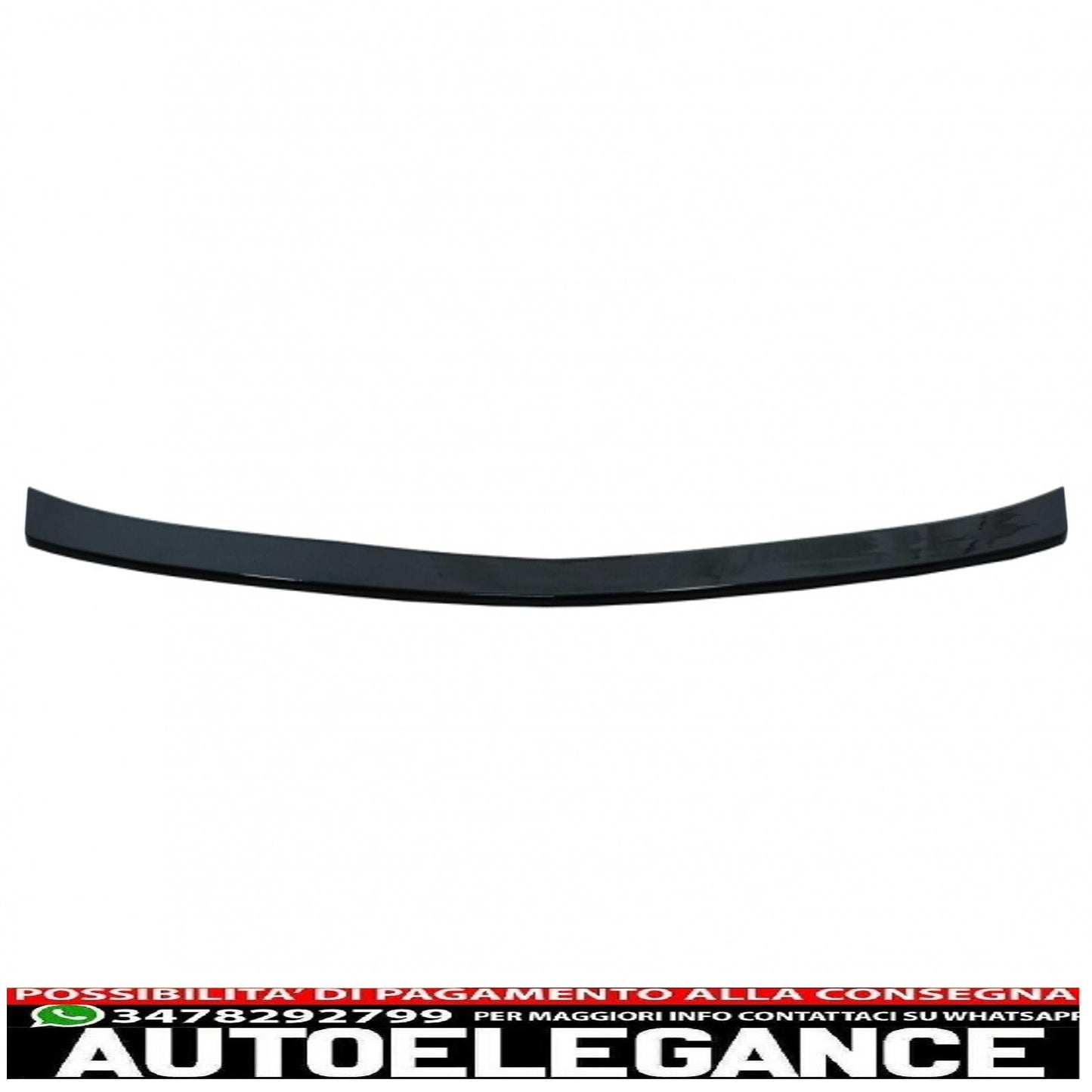 trunk spoiler suitable for mercedes c class w204 (2007-2014) piano black