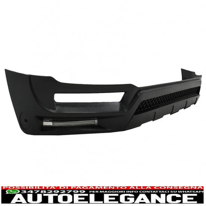 spoiler paraurti anteriore led drl estensione adatto per mercedes classe g facelift w463 w464 g350 g400 g500 (2018-)