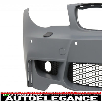 paraurti anteriore con minigonne laterali adatto per bmw serie 1 e87 (2004-2011) design 1m