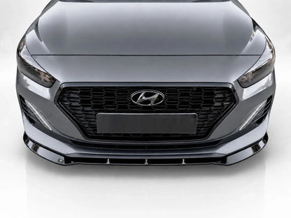 👉Splitter anteriore per Hyundai i30 MK3 Fastback 2016-2020 in ABS nero lucido👈