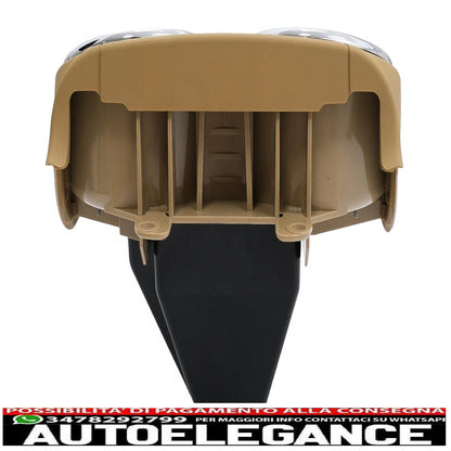 Front Double Cup Holder Suitable For Mercedes Benz CLS C219 W219 (2003-2010) Beige