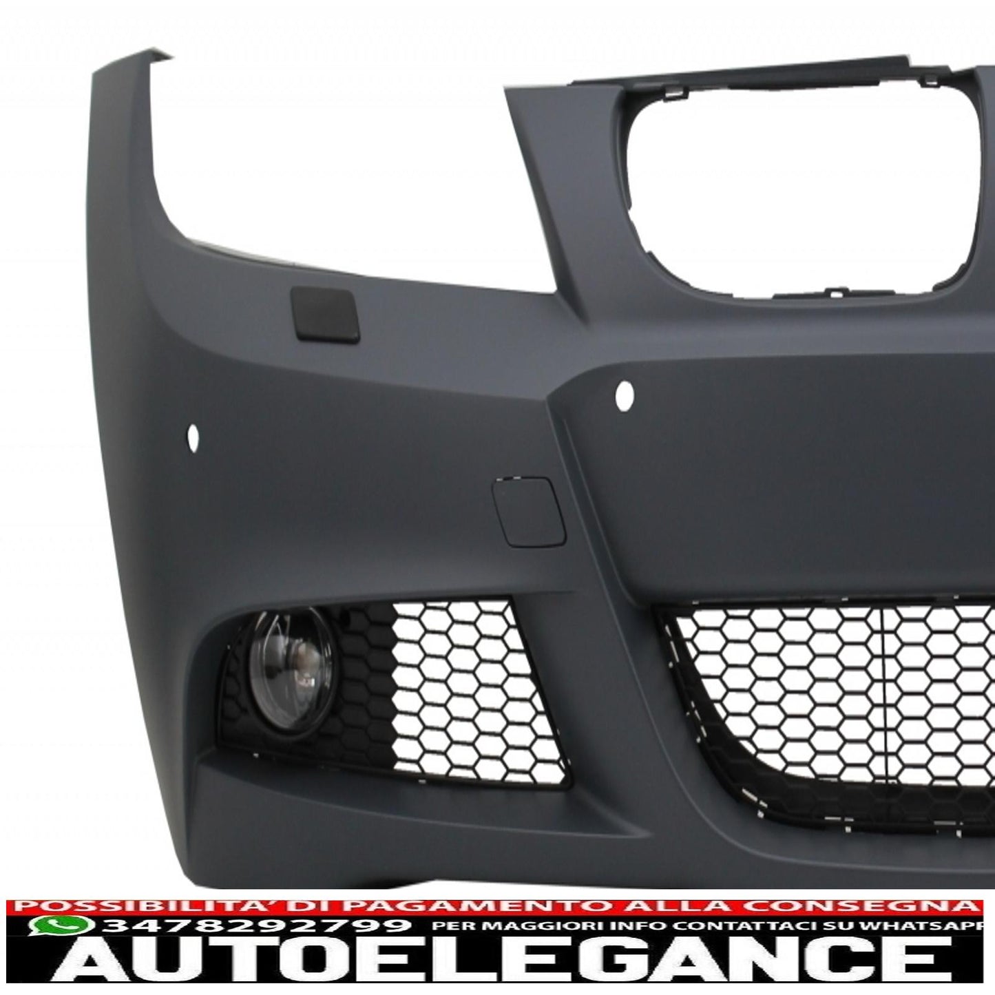 body kit suitable for bmw 3 series e90 lci limousine (2008-2011) m-technik design with front bumper spoiler