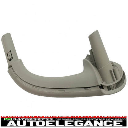 set of front interior door handles suitable for mercedes c class w203 s203 (2000-2007) grey
