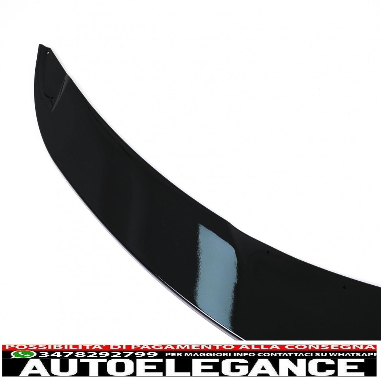 Front bumper spoiler suitable for bmw 3 series e90 e91 lci m-tech (2008-2011) limousine touring piano black
