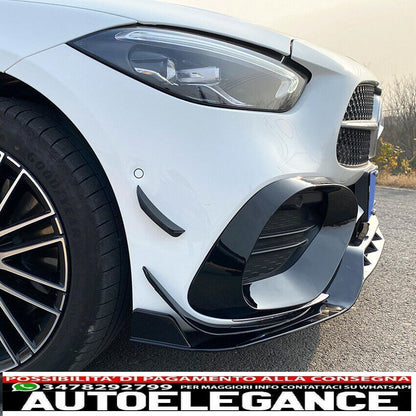 spoiler anteriore labbro spoiler aero adatto per w206 s206 classe c amg line-mostra il titolo originaletesto originalefrontspoiler spoilerlippe spoiler aero passend für w206 s206 c-klasse amg line