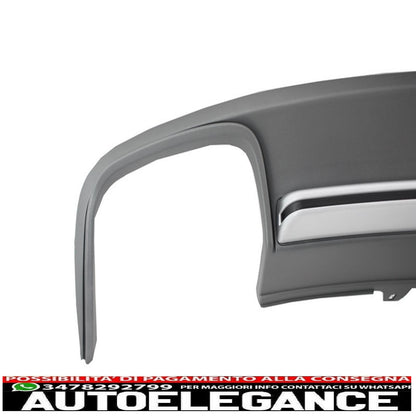paraurti posteriore mantovana diffusore d'aria terminale di scarico adatto per audi a4 b8 facelift (2012-2015) limousine/avant s4 design