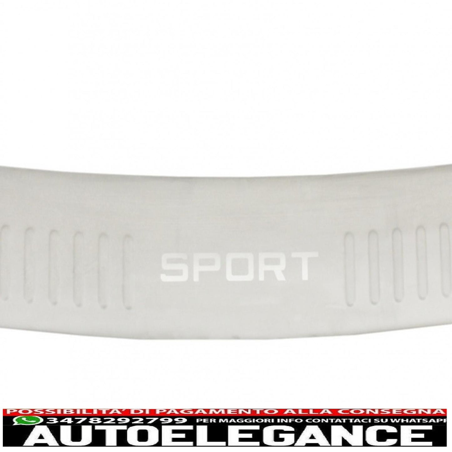 Rear bumper protection kit, running board and boot lid suitable for range rover sport l320 (2005-2011) autobiography look in aluminium