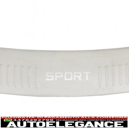Rear bumper protection kit, running board and boot lid suitable for range rover sport l320 (2005-2011) autobiography look in aluminium