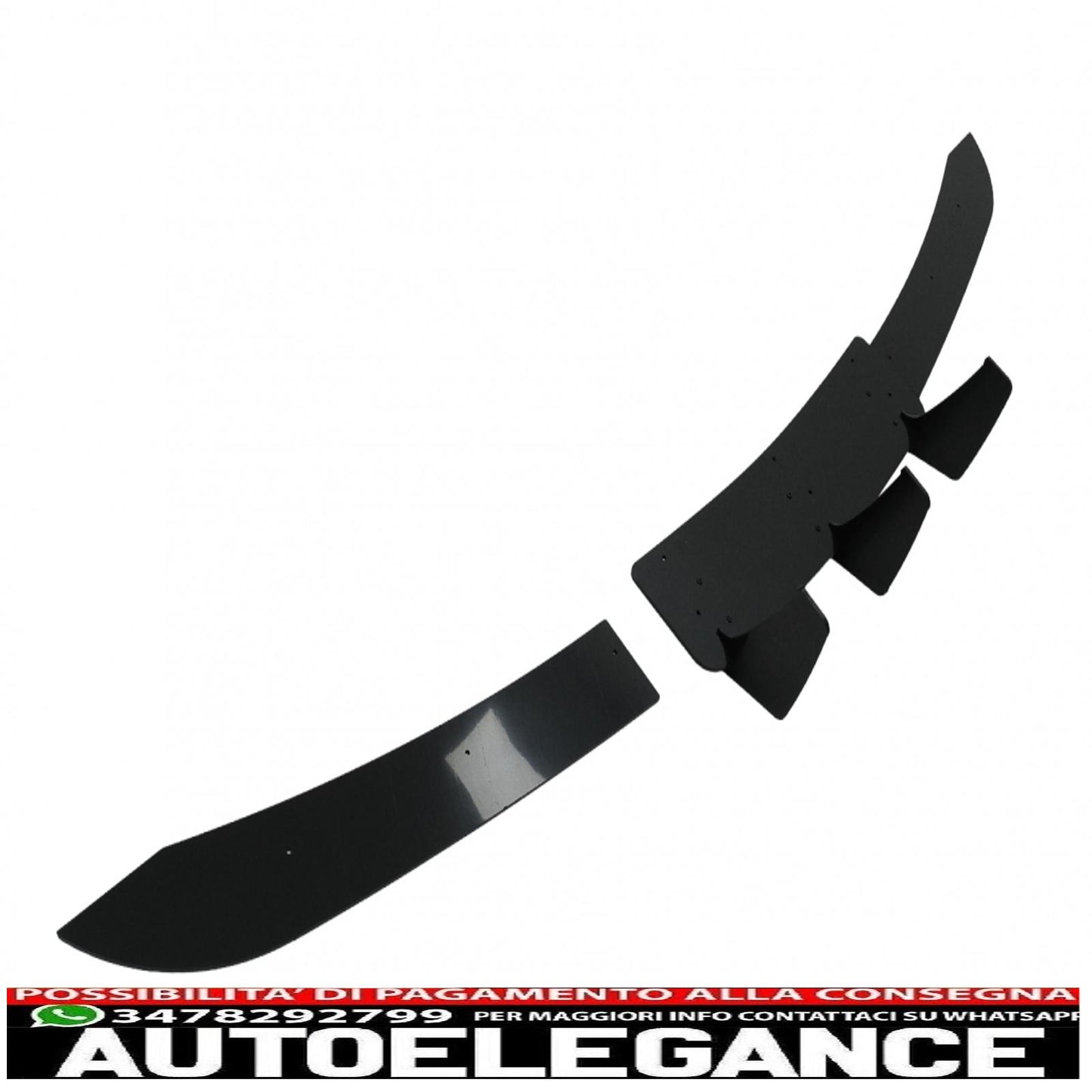 Diffusore di estensione del paraurti posteriore adatto per mercedes classe c w204 c204 limousine coupe (2012-2014) pianoforte nero