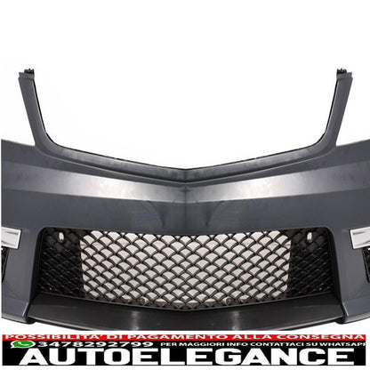 body kit suitable for mercedes c-class w204 facelift c63 t-modell s204 estate wagon estate with single frame front grille sport piano black 