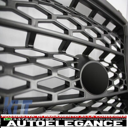 center grille suitable for land rover range rover vogue iii (l322) (2006-2009) silver autobiography supercharged edition