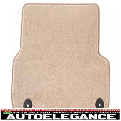 Beige floor mat suitable for audi a6 03/2006-03/2011, a6 avant 03/2006-08/2011