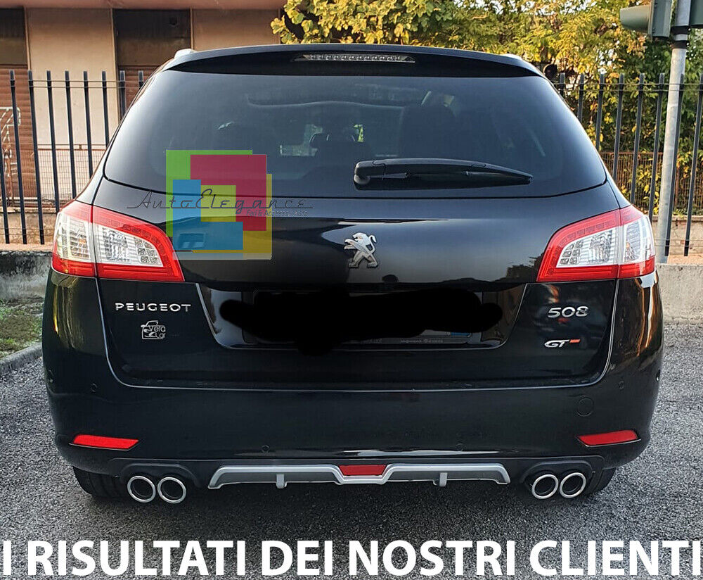 UNDER BUMPER PEUGEOT 508 SW ABS DIFFUSER - FOUR TERMINAL EXTRACTOR