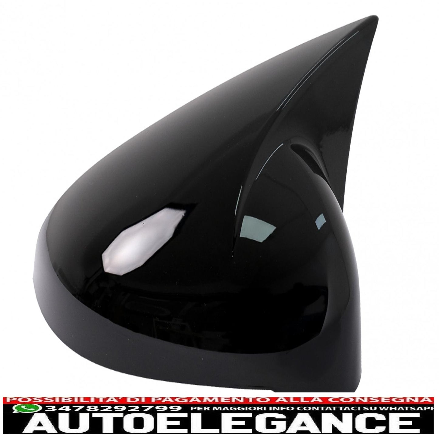 calotte specchietti adatte per audi a4 b9 (2016-2018) audi a5 s5 rs5 (07.2016-2019) senza sideassist piano nero AUTOELEGANCERICAMBI