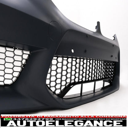 front bumper suitable for bmw 5 series g30 g31 limousine touring (2017-2019) with m5 design spoiler 