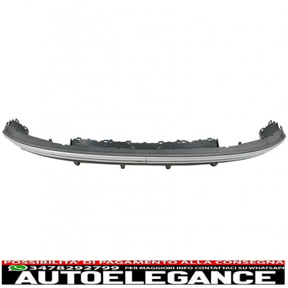 Diffusore mantovana per paraurti posteriore adatto per audi a3 8v hatchback sportback (2012-2015) con terminali di scarico marmitta terminali di scarico s3 design quad