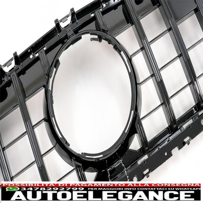 center grille suitable for mercedes cls class c257 (2018-up) gtr design piano black