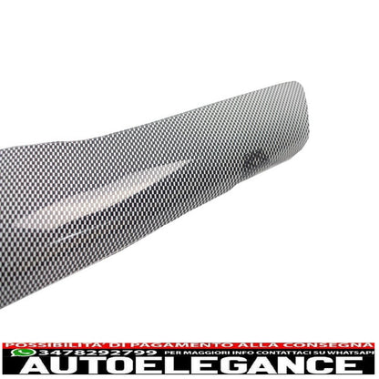 Bonnet protection sand deflector suitable for Dacia Duster (2009-up) Nissan Terrano (2014-up) carbon design