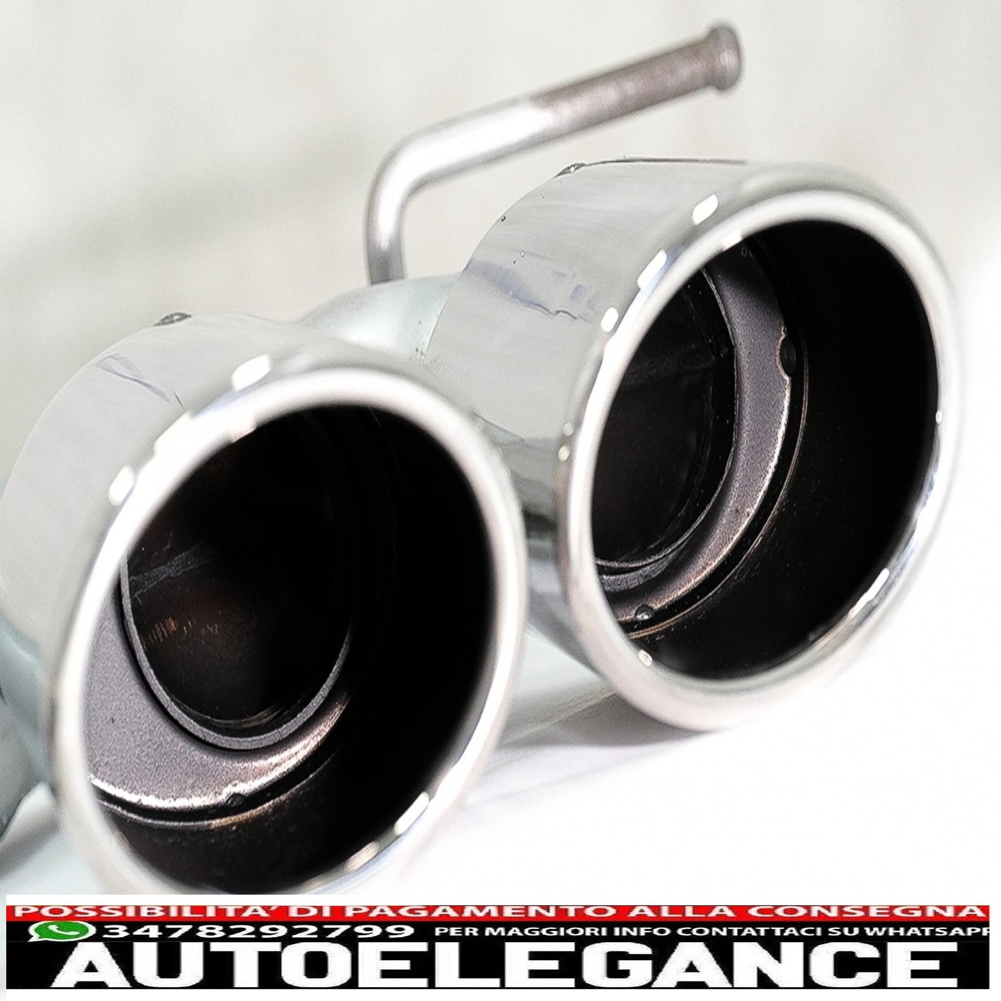 exhaust system suitable for audi a3 8v sedan cabrio (2012-2019) sport design 