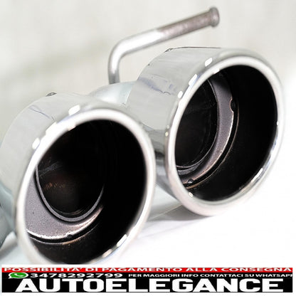 exhaust system suitable for audi a3 8v sedan cabrio (2012-2019) sport design 