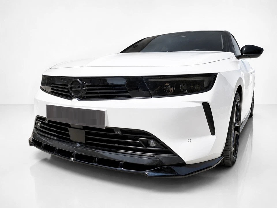 👉Splitter anteriore per Vauxhall / Opel Astra L (2021-) ABS nero lucido👈