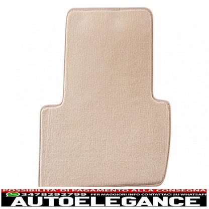 Beige floor mat suitable for mercedes c-class (w204) 03/2007-02/2014, t-modell (s204) 11/2007-08/2014