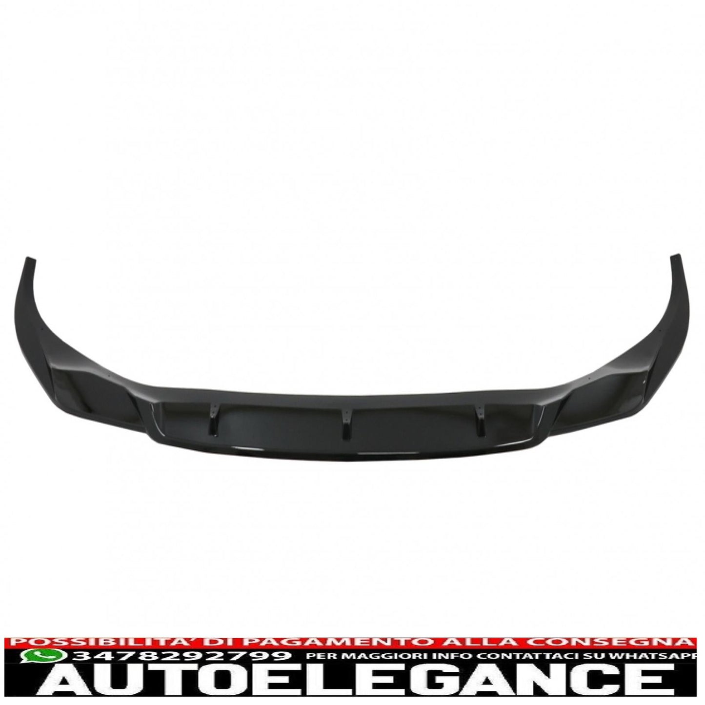 Labbro spoiler paraurti anteriore adatto per BMW Serie 7 G11 G12 LCI M Sport (02.2019-up) Piano Black