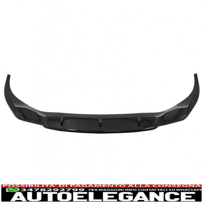 Labbro spoiler paraurti anteriore adatto per BMW Serie 7 G11 G12 LCI M Sport (02.2019-up) Piano Black