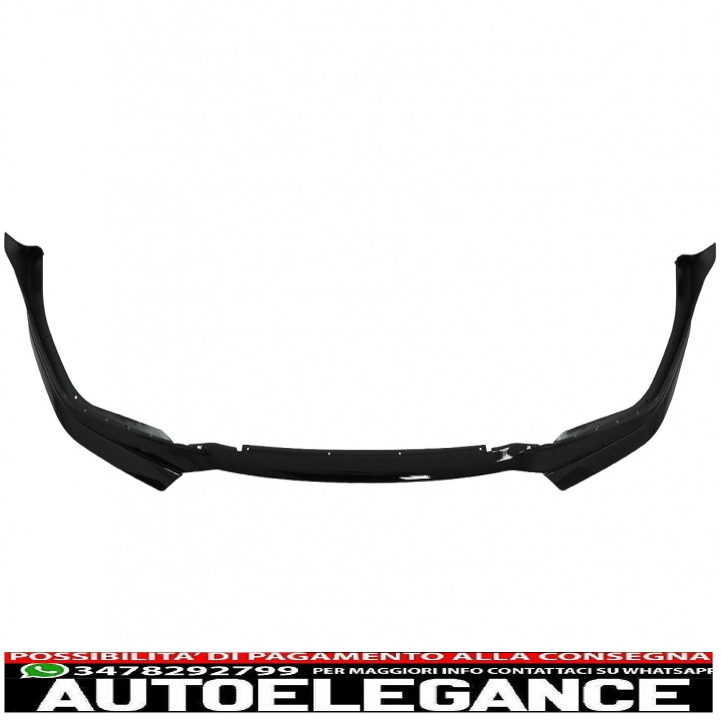 Labbro spoiler paraurti anteriore adatto per BMW serie 3 G20 berlina G21 Touring (2018-up) con estensione minigonne laterali M Sport Piano Black