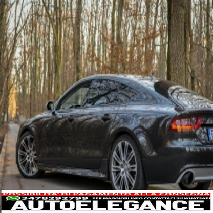 additional side skirts suitable for audi a7 4g (2011-2014) rs7 design