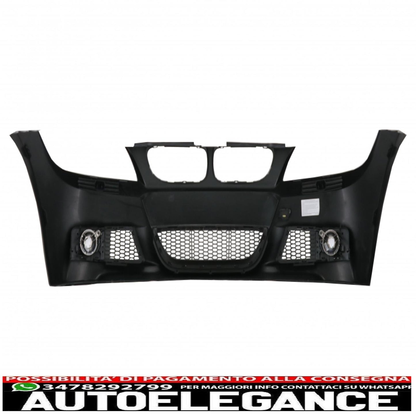 front bumper suitable for bmw 3 series e90 sedan e91 touring lci (2008-2011) m-technik design 