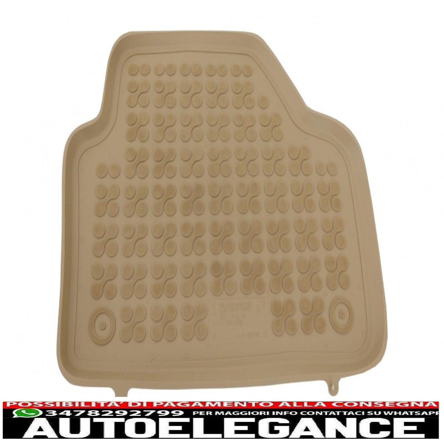 Beige rubber mat suitable for bmw x1 e84 2009-2015