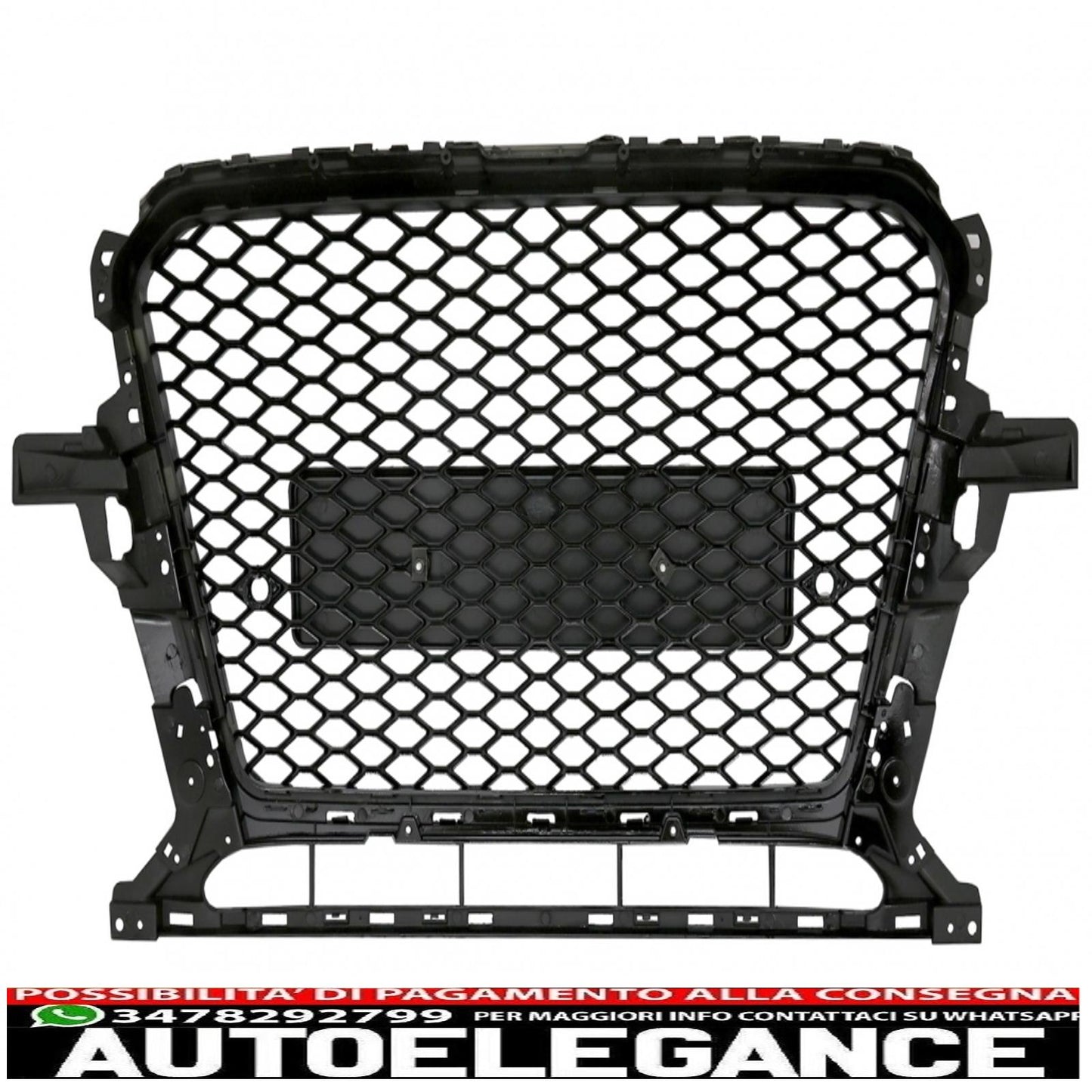 griglia anteriore adatta per audi q5 8r restyling (2012-2015) pianoforte nero