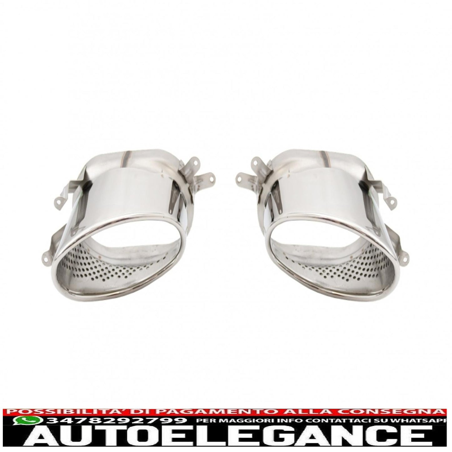 Diffusore e terminali di scarico per mantovana paraurti posteriore adatti per audi a4 b8 b8.5 limousine avant facelift (2012-2015) design rs4