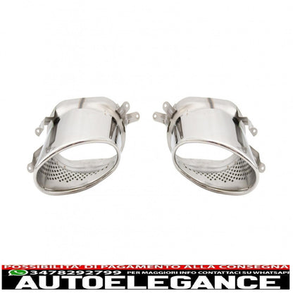 Diffusore e terminali di scarico per mantovana paraurti posteriore adatti per audi a4 b8 b8.5 limousine avant facelift (2012-2015) design rs4