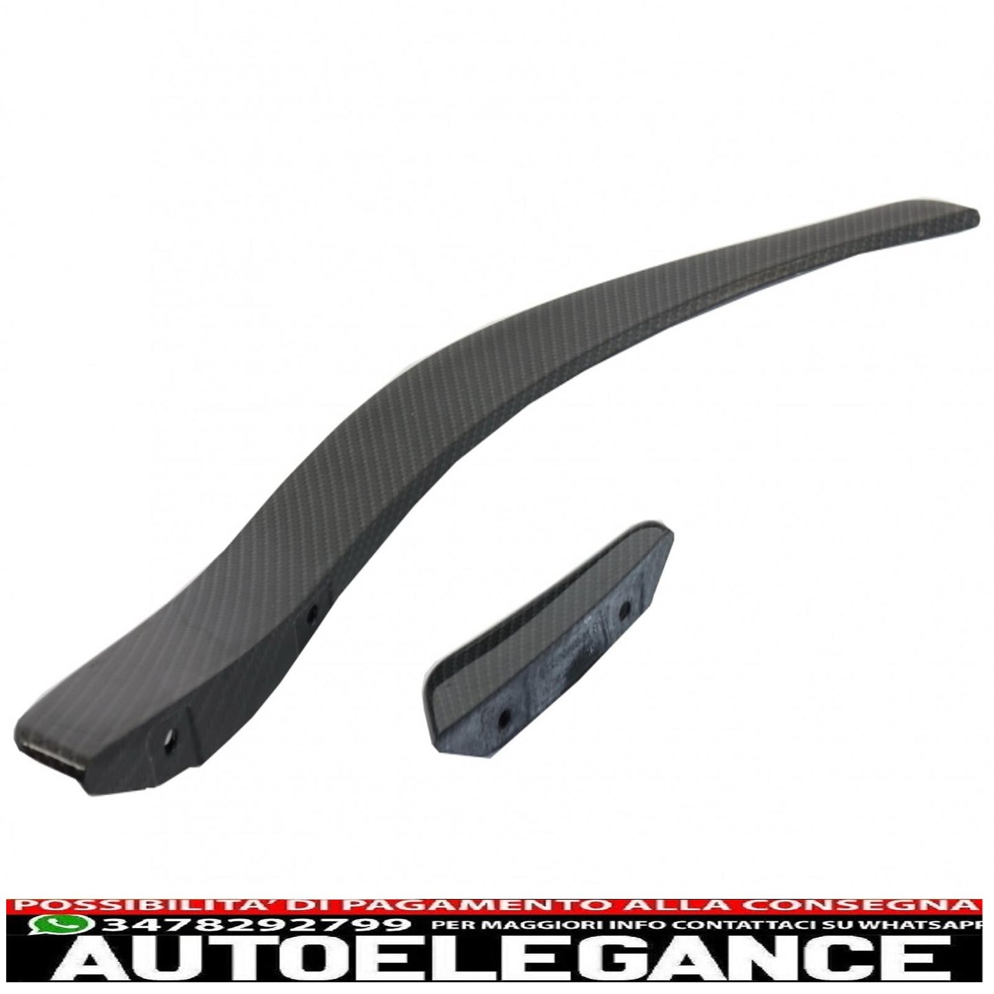 Front Bumper Splitter Aerodynamic Wings Suitable For Mercedes Benz CLA W117 C117 X117 (2013-2016) CLA45 A-Design Carbon Film Cover