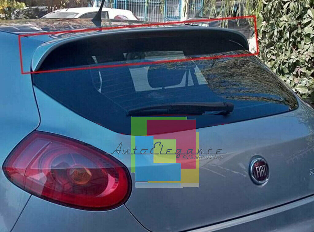 SPOILER TETTO ADATTO PER FIAT BRAVO 2007-2014 LOOK SPORT DESIGN GREZZO