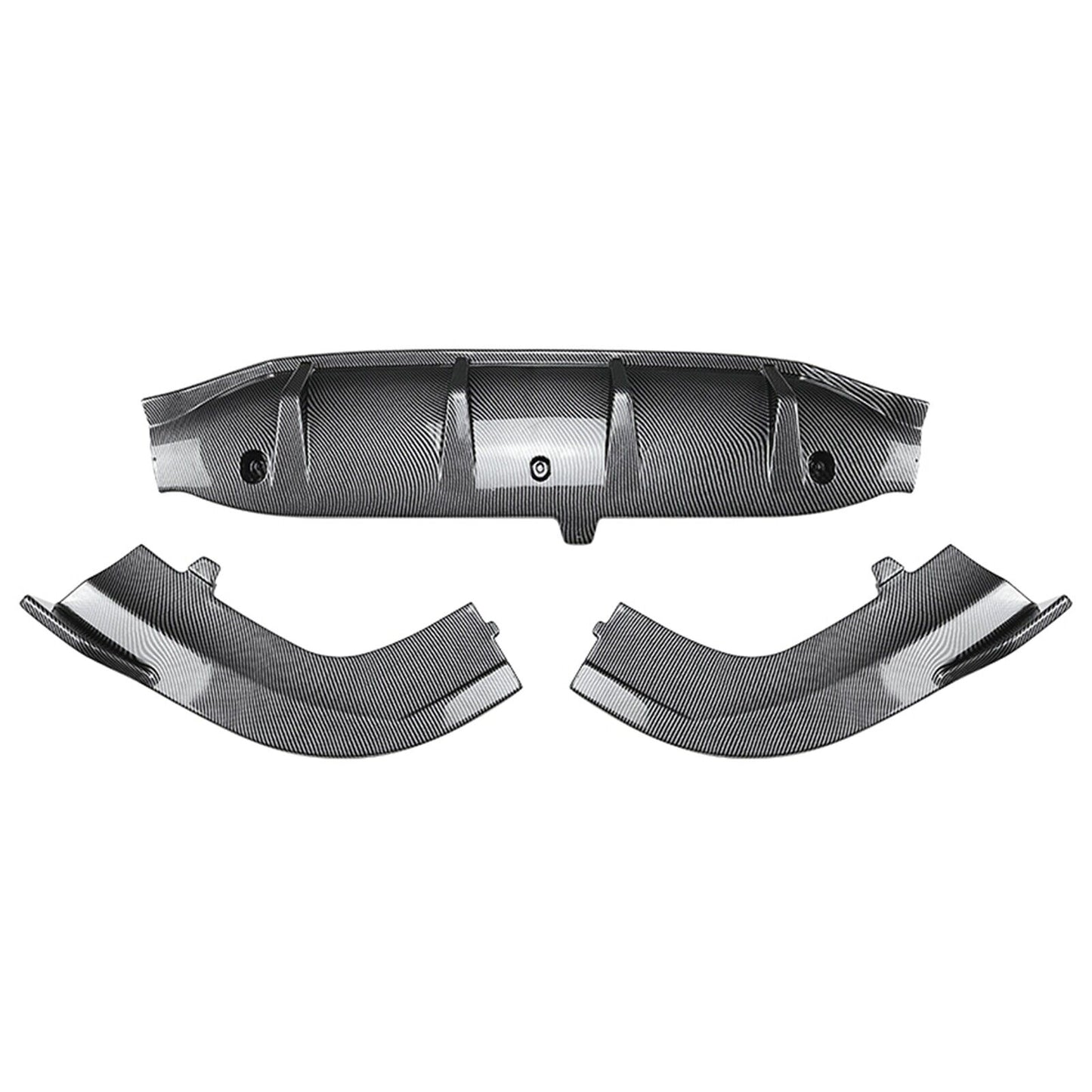 DIFFUSORE POSTERIORE ADATTO PER MERCEDES-BENZ GLC X254 LOOK CARBONIO