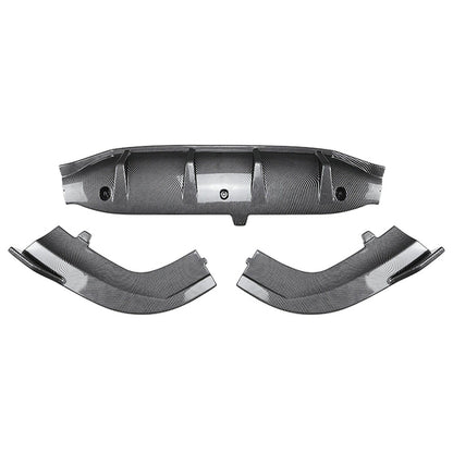 DIFFUSORE POSTERIORE ADATTO PER MERCEDES-BENZ GLC X254 LOOK CARBONIO