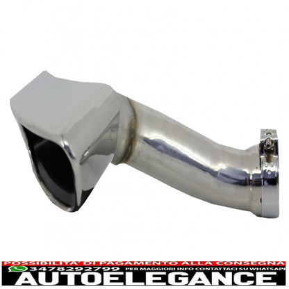 Exhaust muffler tips suitable for bmw x6 e71 (2008-2014) v8 design