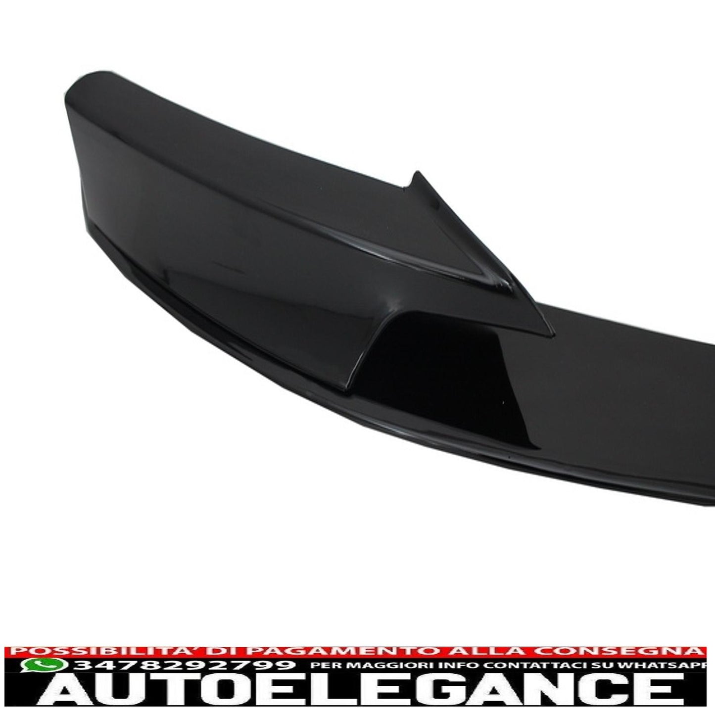 Front Bumper Spoiler Suitable for BMW 3 Series F30 Sedan F31 Touring (2011-up) M Design Piano Black Edition