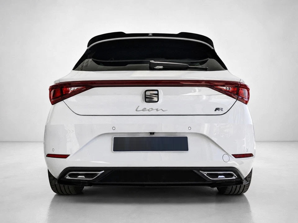 👉Prolunga Tappo Spoiler Tetto ABS Nero Lucido per SEAT Leon FR Mk4/Cupra Leon👈