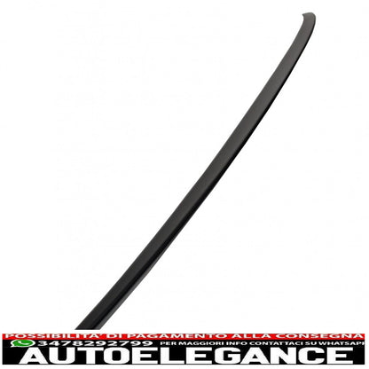 trunk spoiler suitable for audi a4 b8 sedan (2008-2015) matt black