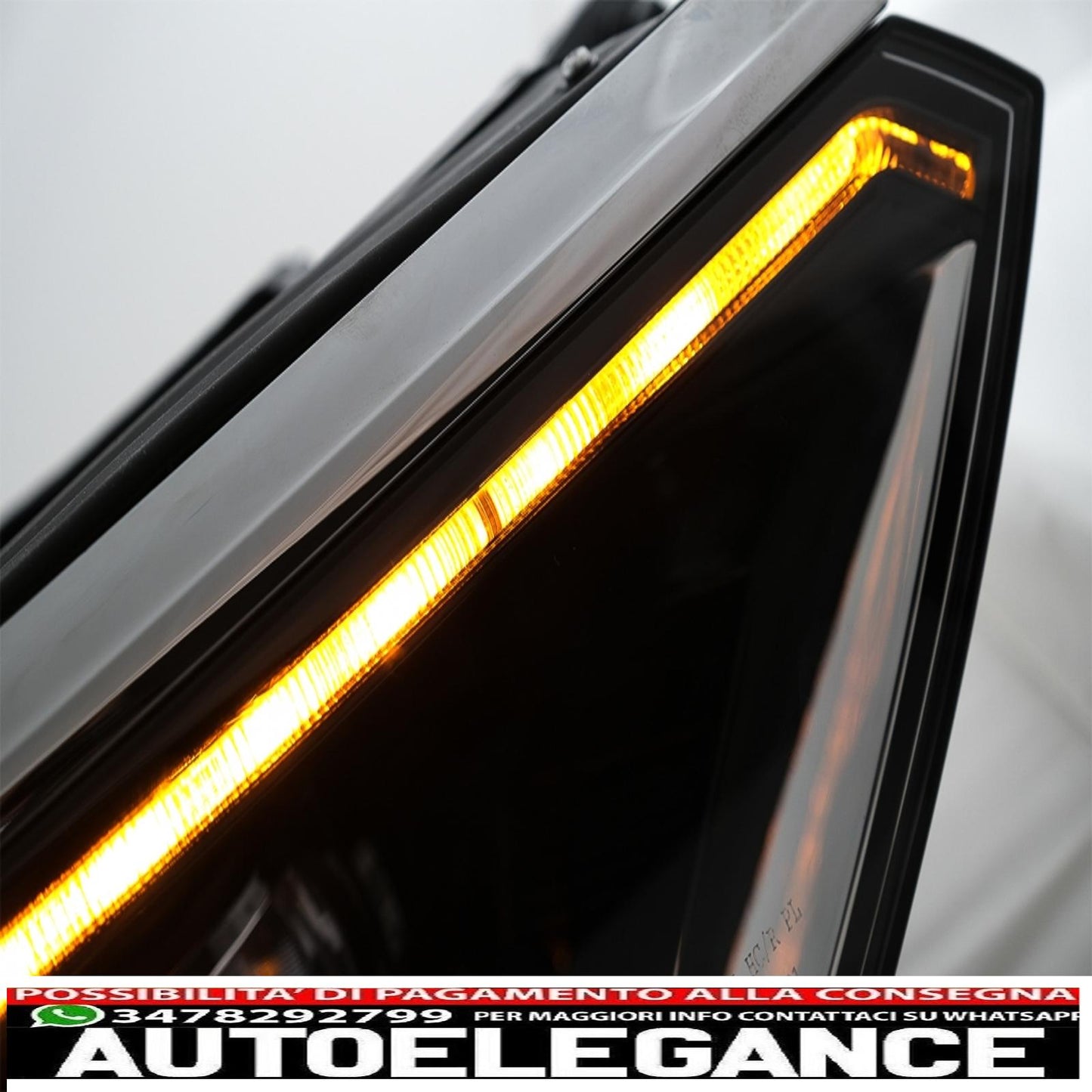 headlights suitable for vw passat b8 3g facelift (2016-2019) led look 2020 with sequential dynamic cornering lights 