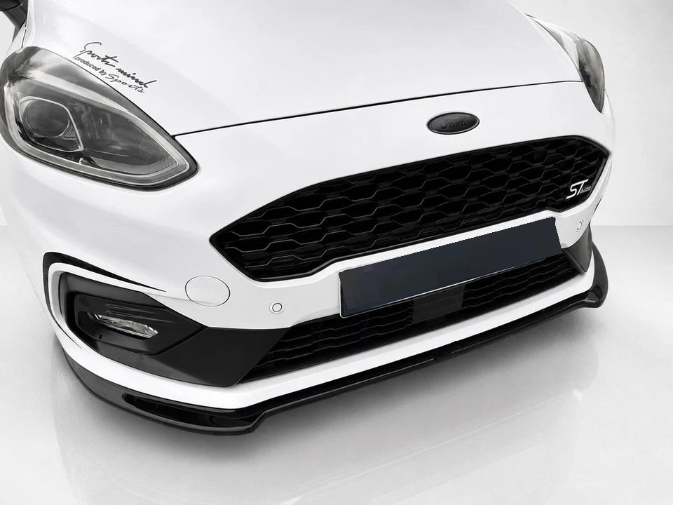 👉SPLITTER ANTERIORE FORD FIESTA MK8 ST ST-LINE 2017-2021 NERO LUCIDO👈