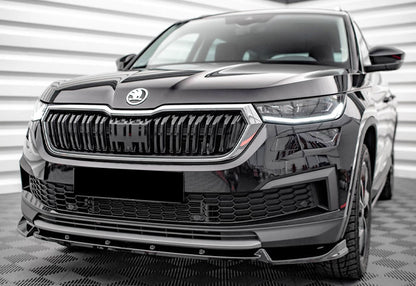 SPLITTER SUITABLE FOR SKODA KODIAQ MK1 FACELIFT 2021+ STANDARD GLOSSY BLACK