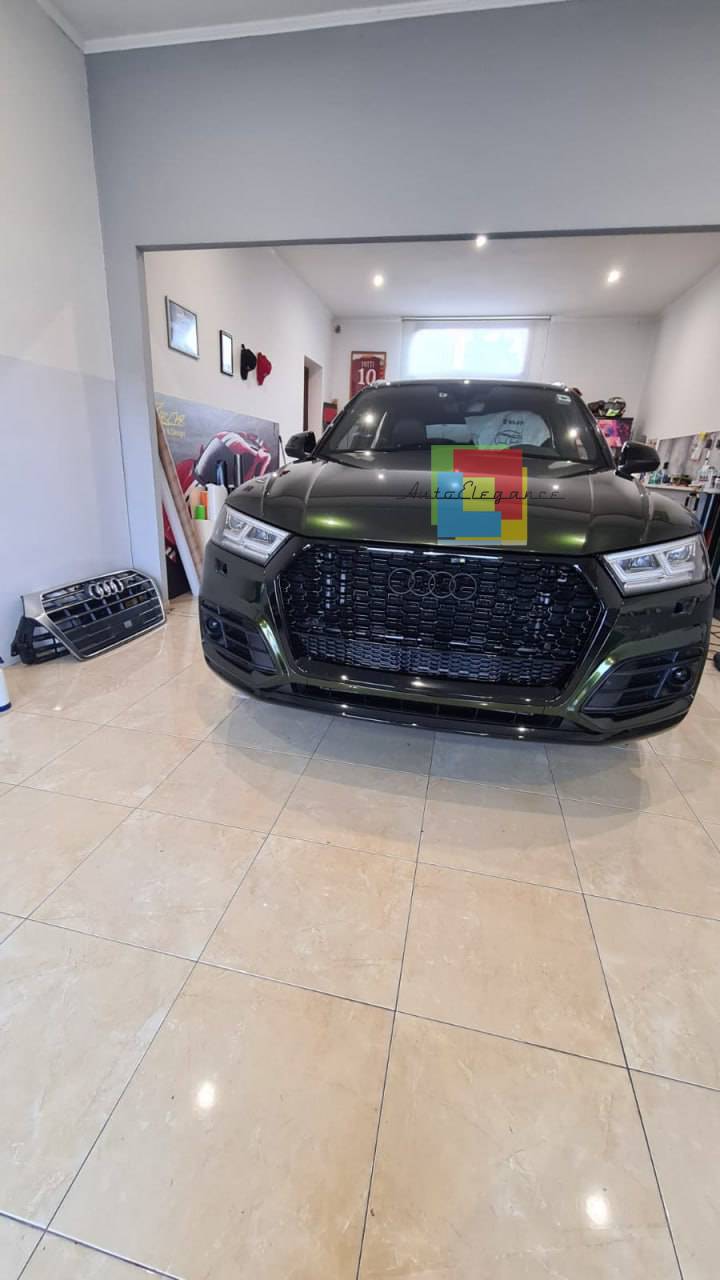 0945🤩GRIGLIA ADATTA PER AUDI Q5 FY 2017-2020 LOOK RSQ5 NERA🤩
