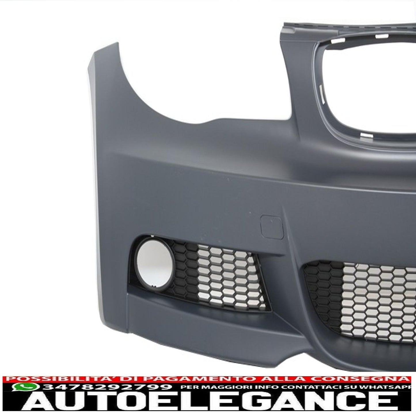 complete body kit with double carbon tailpipes suitable for bmw 1 series e87 hatchback (2004-2011) m-technik m sport design without pdc