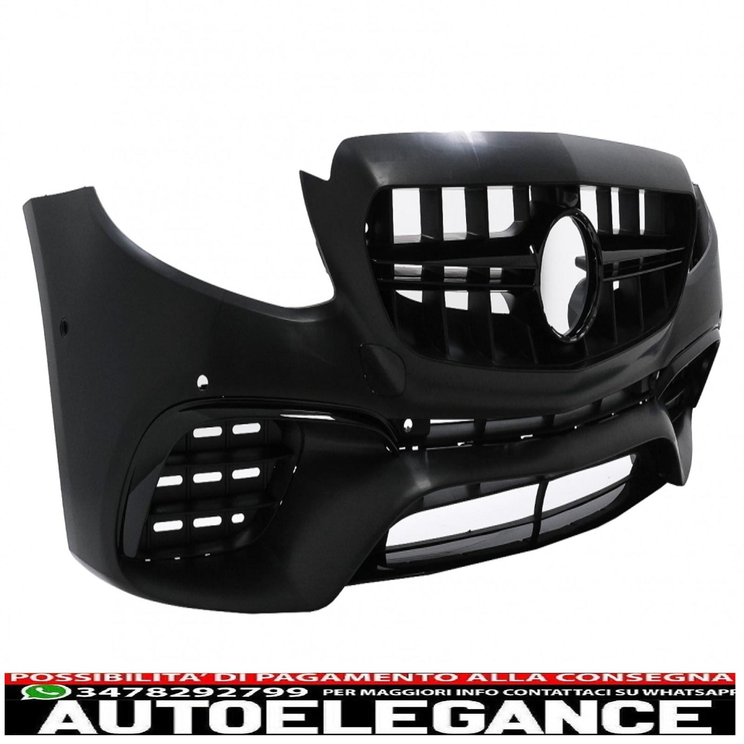 Front bumper suitable for mercedes e class w213 s213 c238 a238 (2016-2019) e63 design