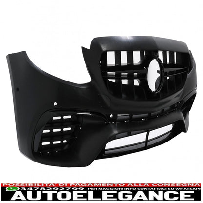 Front bumper suitable for mercedes e class w213 s213 c238 a238 (2016-2019) e63 design